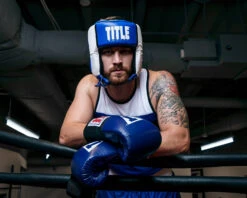 TITLE Boxing Aerovent Elite USA Boxing Competition Headgear – Open Face -Boxing Shop ACHEX1BL 2