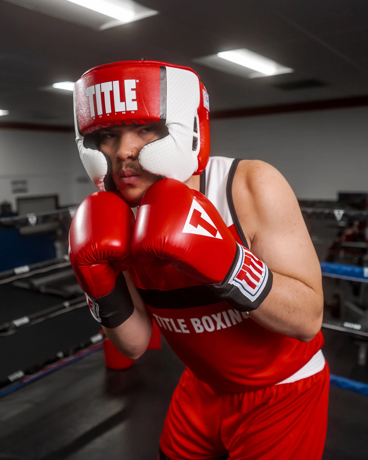 TITLE Boxing Aerovent Elite USA Boxing Competition Headgear – With Cheeks 10 TITLE Boxing Aerovent Elite USA Boxing Competition Headgear – With Cheeks - Image 9