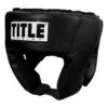TITLE Boxing USA Boxing Competition Headgear - Open Face -Boxing Shop ACHX1 BK 1 2