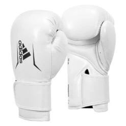 Adidas Speed 175 Leather Training Gloves 22 Adidas Speed 175 Leather Training Gloves -Boxing Shop ADISBG175 WH BK 002