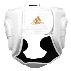 Adidas Super Pro Full Face Headgear 20 Adidas Super Pro Full Face Headgear -Boxing Shop ADISBHG041 WH GD 05