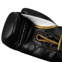 TITLE Boxeo Mexican Leather Bag Gloves Quatro -Boxing Shop BASBG4 BK WH 5