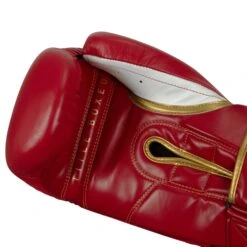 TITLE Boxeo Mexican Leather Bag Gloves Quatro -Boxing Shop BASBG4 RD WH 5
