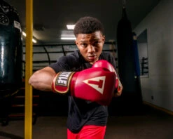 TITLE Boxeo Mexican Leather Bag Gloves Quatro -Boxing Shop BASBG4RD 3