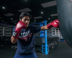 TITLE Boxeo Mexican Leather Lace Training Gloves Quatro -Boxing Shop BATGL4RD 1