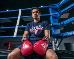 TITLE Boxeo Mexican Leather Lace Training Gloves Quatro -Boxing Shop BATGL4RD 2