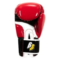 BOOM BOOM Boxing Striker Youth Boxing Gloves -Boxing Shop BBSBGY2 RD BK 004
