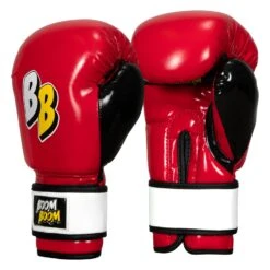 BOOM BOOM Boxing Silencer Youth Bag Gloves 26 BOOM BOOM Boxing Silencer Youth Bag Gloves -Boxing Shop BBYBGS RD BK WH 002