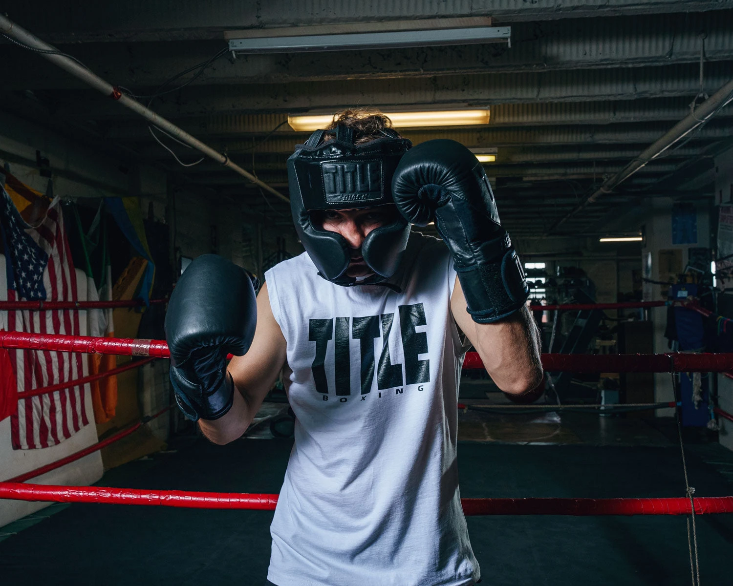 TITLE Black Training Headgear 4 TITLE Black Training Headgear - Image 2