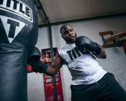 TITLE Black Blitz Weighted Bag Gloves -Boxing Shop BKWBGBK 1