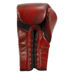 TITLE Boxing Blood Red Leather Sparring Gloves -Boxing Shop BRSG 4