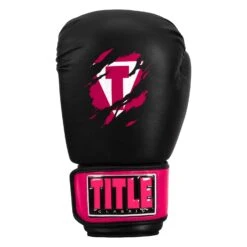 TITLE Classic Shredded Boxing Gloves -Boxing Shop CABG10 BK HPK 03