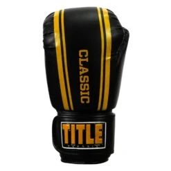 TITLE Classic Speed Boxing Gloves -Boxing Shop CABG12 BK GD 3
