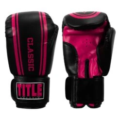 TITLE Classic Speed Boxing Gloves -Boxing Shop CABG12 BK PK 1