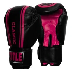 TITLE Classic Speed Boxing Gloves -Boxing Shop CABG12 BK PK 2