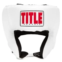 TITLE Classic USA Boxing Competition Headgear – Open Face -Boxing Shop CACHX1 WH 2