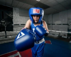 TITLE Classic USA Boxing Competition Headgear – Open Face -Boxing Shop CACHX1BL 1