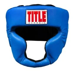 TITLE Classic Full Coverage Training Headgear 2.0 -Boxing Shop CPHGF2 BL BK 2