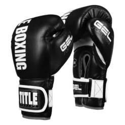 TITLE Boxing Gel Soft Strike Bag Gloves 37 TITLE Boxing Gel Soft Strike Bag Gloves -Boxing Shop CSSGBG1 BK GR 02