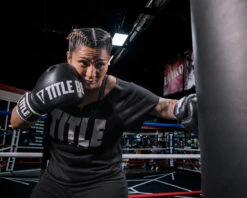 TITLE Boxing Gel Soft Strike Bag Gloves 24 TITLE Boxing Gel Soft Strike Bag Gloves -Boxing Shop CSSGBG1 BK BL