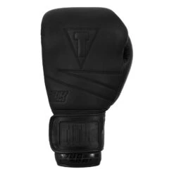 TITLE Black Bolstered Leather Bag Gloves 12 TITLE Black Bolstered Leather Bag Gloves -Boxing Shop DBBG BK 03