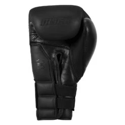 TITLE Black Bolstered Leather Bag Gloves 13 TITLE Black Bolstered Leather Bag Gloves -Boxing Shop DBBG BK 04