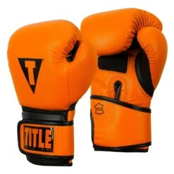 TITLE Boxing Dauntless Training Gloves -Boxing Shop DNTTG OR BK 2