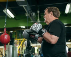 TITLE Boxing Fight Back Leather Boxing Gloves -Boxing Shop FBBGLGR 2