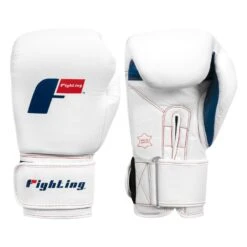 Fighting Leather Heavy Bag Gloves 22 Fighting Leather Heavy Bag Gloves -Boxing Shop FLHBG2 WH 1