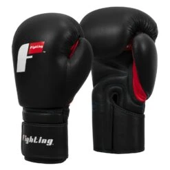 Fighting Leather Training Gloves -Boxing Shop FLTG2 BK 002