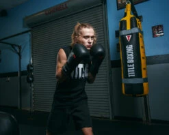 Fighting Leather Training Gloves -Boxing Shop FLTG2BK 2