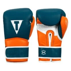 TITLE Boxing Gel Freestyle Training Gloves -Boxing Shop FRTTG BL OR WH 1