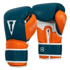TITLE Boxing Gel Freestyle Training Gloves -Boxing Shop FRTTG BL OR WH 2