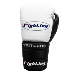 Fighting Tri-Tech Tenacious Lace Training Gloves -Boxing Shop FS3TTGL WH BK 003