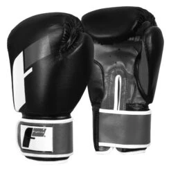 Fighting Big Logo Bag Gloves -Boxing Shop FSABG2 BK GR WH 2