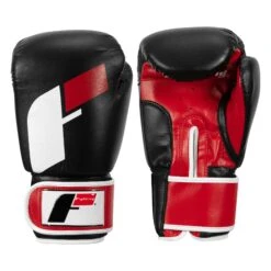 Fighting Big Logo Bag Gloves -Boxing Shop FSABG2 BK RD WH 1