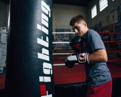 Fighting Big Logo Bag Gloves -Boxing Shop FSABG2BKRD 1