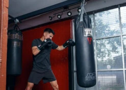 Fighting Fury Professional Lace Training Gloves -Boxing Shop FSFTGLBK 1