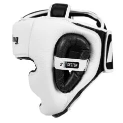 Fighting S2 GEL Power Full Training Headgear -Boxing Shop FSPGHGF WH BK 3