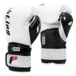 Fighting S2 GEL Power Sparring Gloves -Boxing Shop FSPGSG WH BK 002