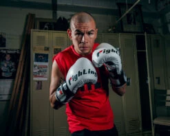 Fighting S2 GEL Power Training Gloves -Boxing Shop FSPGTGWHBK 1