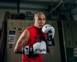 Fighting S2 GEL Power Training Gloves -Boxing Shop FSPGTGWHBK 2