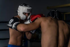 TITLE Boxing Leather Sparring Headgear -Boxing Shop FTHGWH