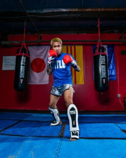 TITLE Boxing Gel Elite Pro Shin & Instep Guards -Boxing Shop GEPSIGBKWH 2