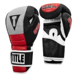 TITLE Boxing Gel Rush Bag Gloves -Boxing Shop GRSHBG BK GR RD 02