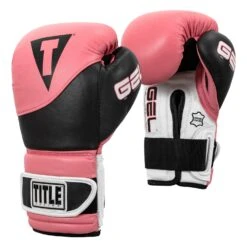 TITLE Boxing Gel Suspense Training Gloves 34 TITLE Boxing Gel Suspense Training Gloves -Boxing Shop GSTGE PK BK 02