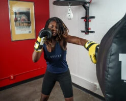 TITLE Boxing Gel Suspense V2T Training Gloves -Boxing Shop GSTGEV2TBKYE 1