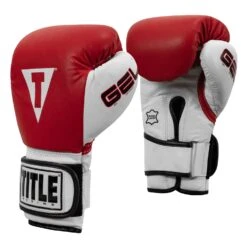 TITLE Boxing Gel World Bag Gloves 38 TITLE Boxing Gel World Bag Gloves -Boxing Shop GTWBG RD WH 002