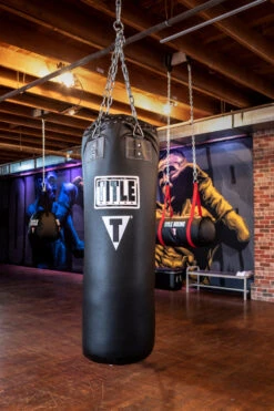 TITLE Boxing Professional Choice 125lb Leather Heavy Bag -Boxing Shop HBL