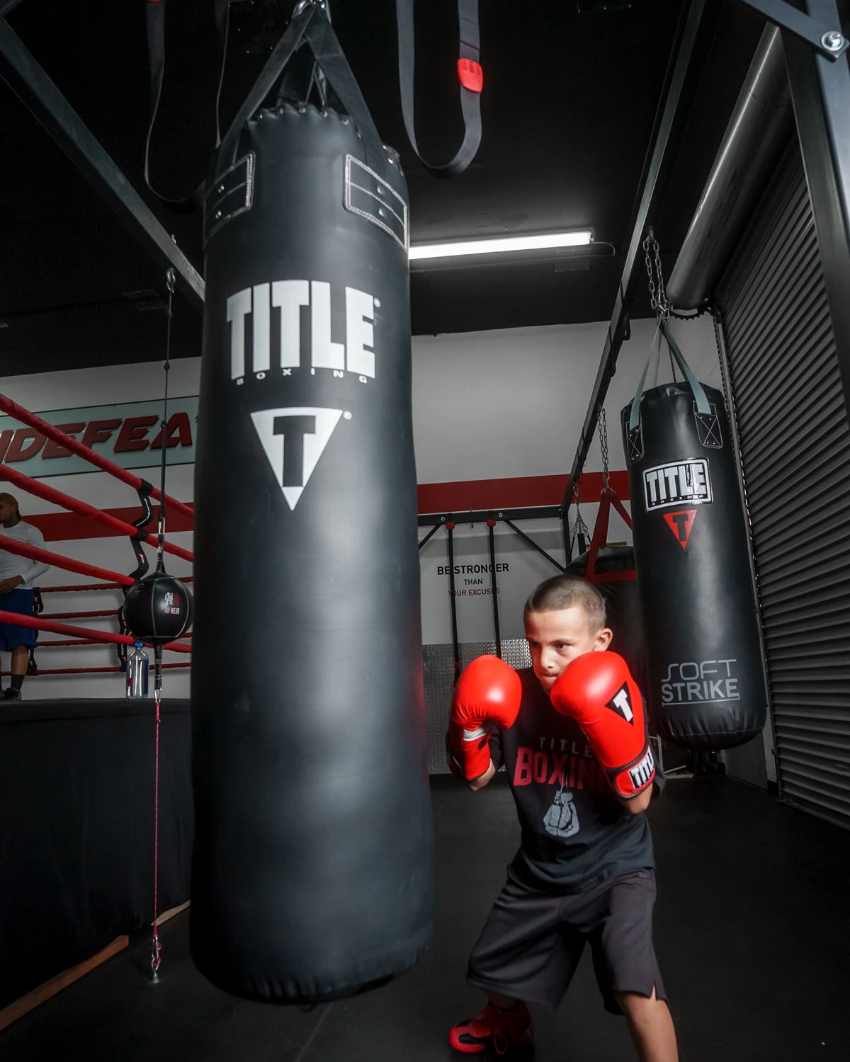 TITLE Boxing Soft Fill Punching Bag 4 TITLE Boxing Soft Fill Punching Bag - Image 2